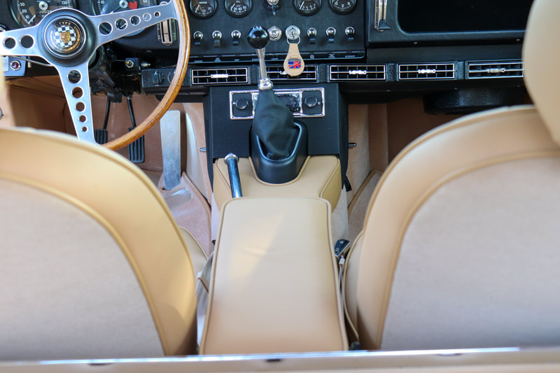 1967 Jaguar E-Type with Biscuit Interior
